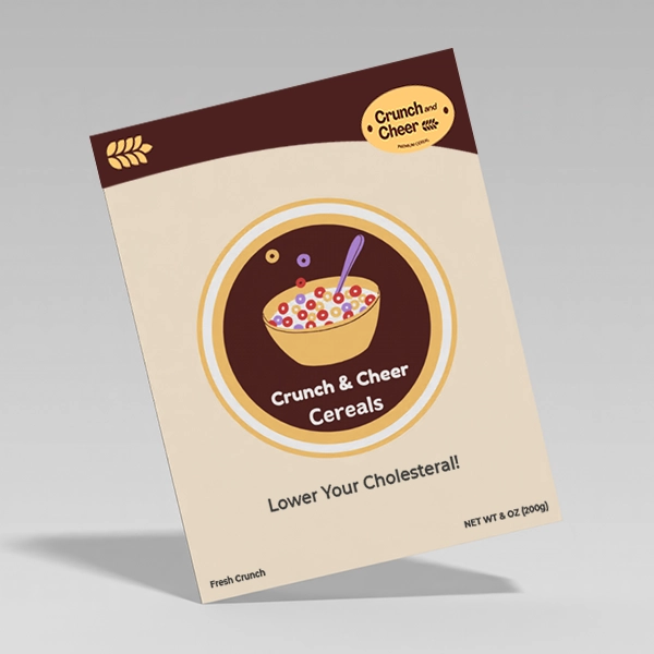 Custom Printed Breakfast Cereal Box